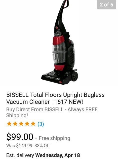 Nib Bissell Total Floors Vc For Sale In Memphis Tn Offerup