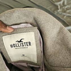 Hollister Grey Trench Coat (Mens)