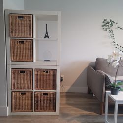 Ikea white square cube divider (4 squares)