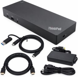 USB-C Laptop Docking Station – Dual Monitor Support, Open Box