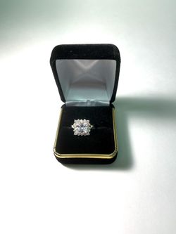 Beautiful Ring Princess cut sterling Silver 925