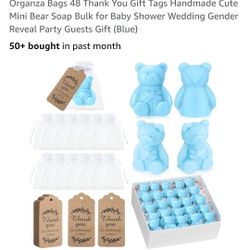 Baby Shower Favors (Soap And Keychains) For Boy