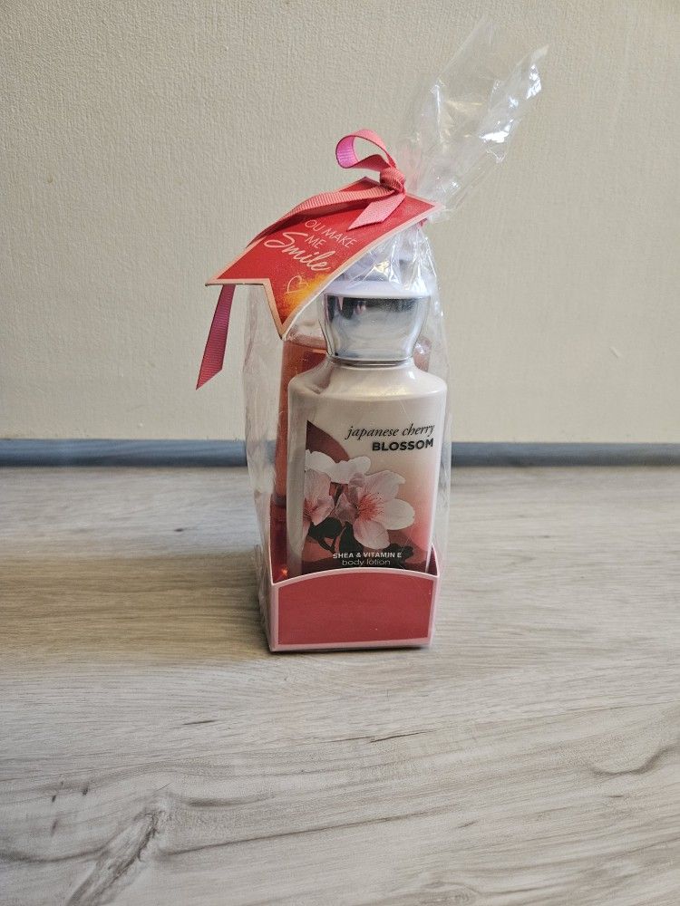 Japanese Cherry Blossom Lotion & Shower Gel by Bath and Body Gift Set