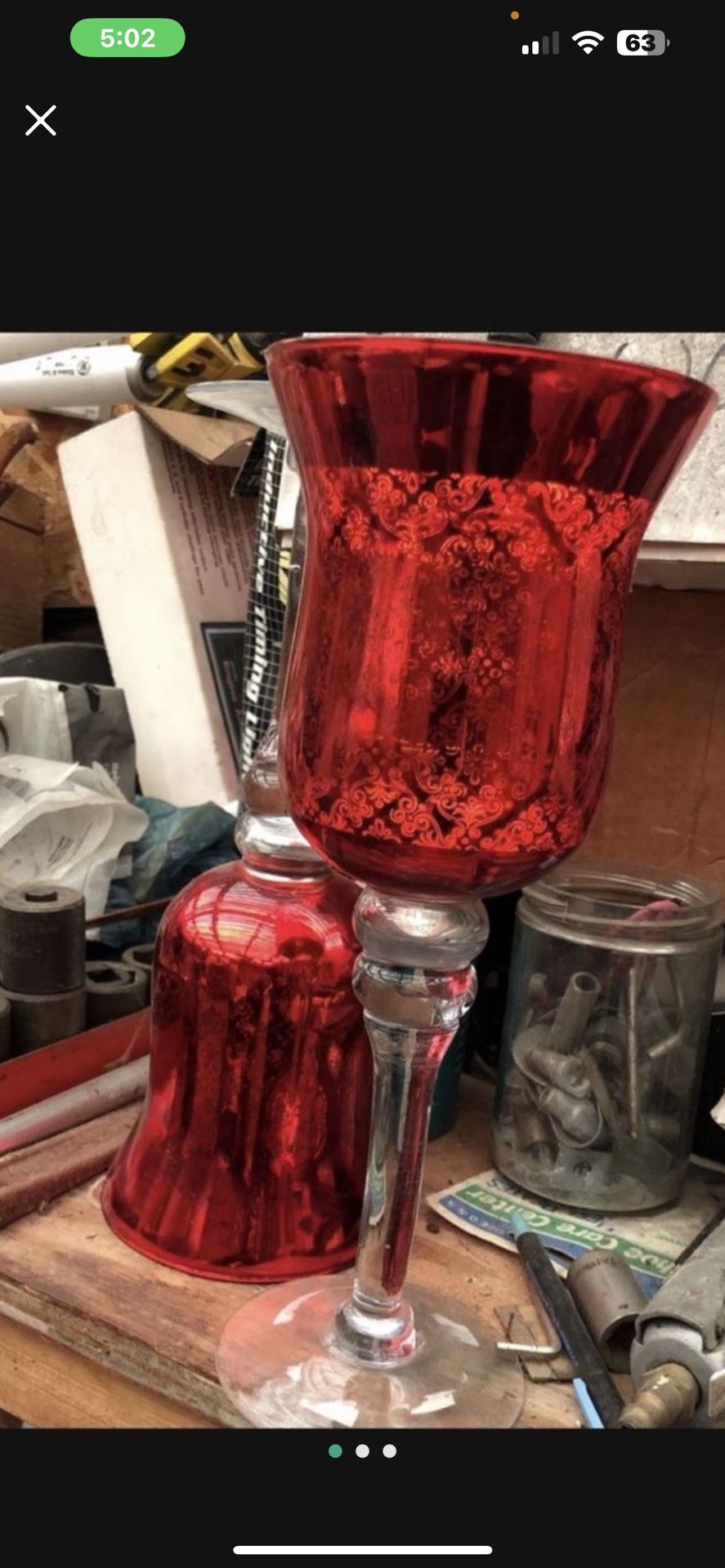 Christmas Decoration Candle Holders Brand New