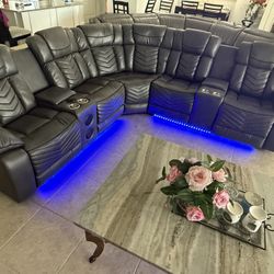 Gray Power Reclining Sectional Sofa / BRAND NEW / Fast 🚚