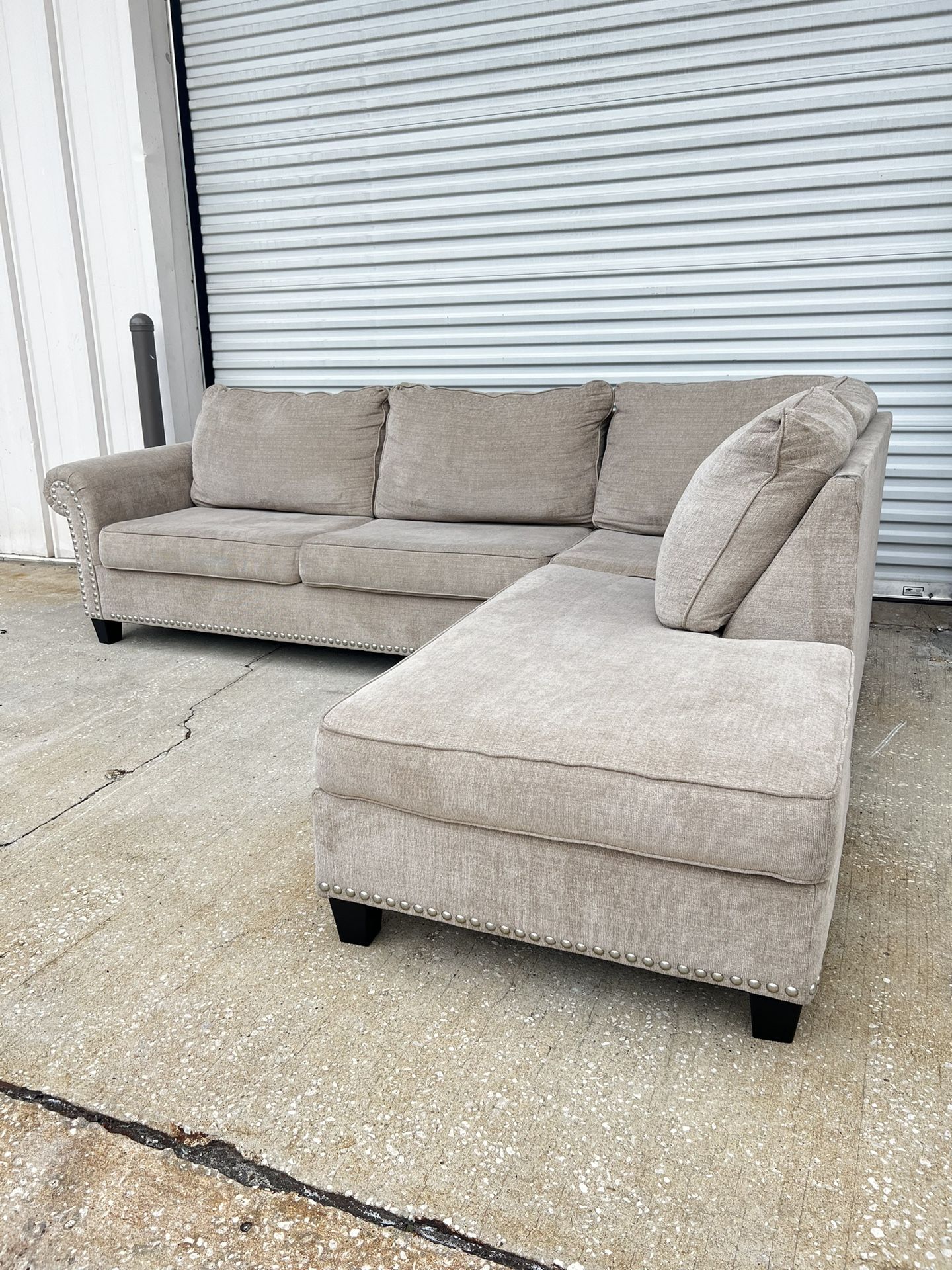Tan / Beige Sectional Couch