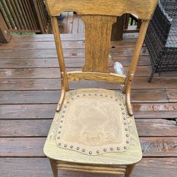Antique Wood Chairs 