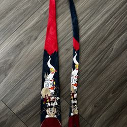 Vintage 1993 Looney Tunes Tie - "Hot Cakes" by D. Balancine - Multi-Character Ca