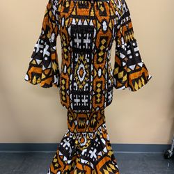  AFRICAN MERMAID DRESS