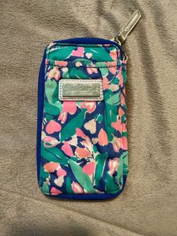 Lilly Pulitzer Tiki Palm wristlet