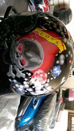 3/4 Helmet Ed Hardy Style