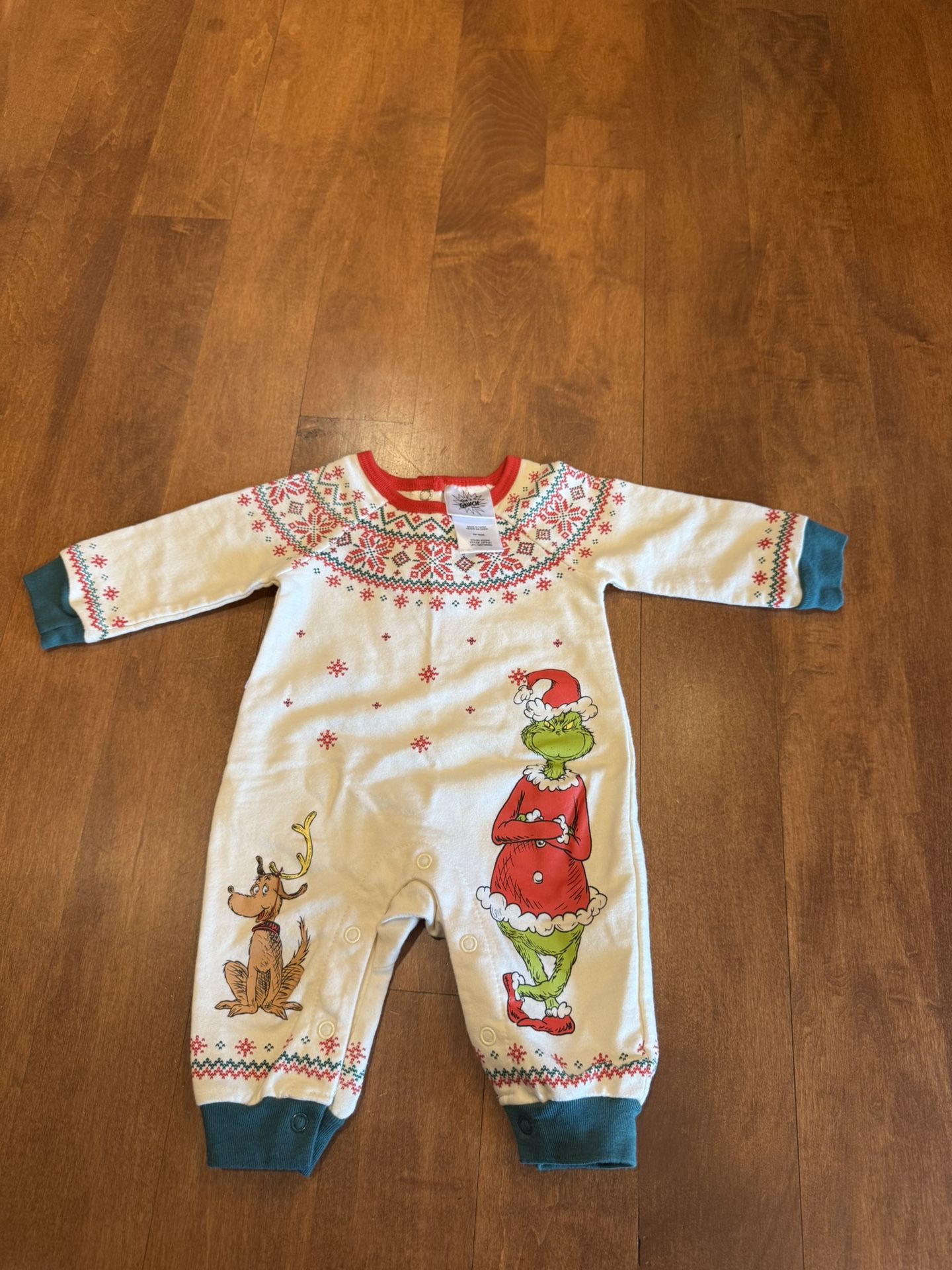 New Baby Grinch Christmas Outfit Shipping Available