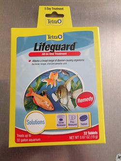 Tetra Lifeguard All In One Treatment NEW In Unopened Box