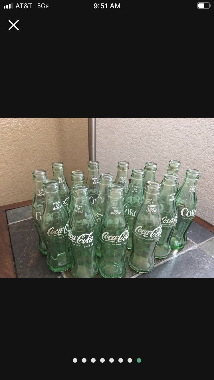 Antique Coca Cola Bottles