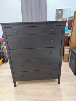 Black Tall IKEA Dresser
