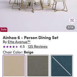 ETTA AVENUE 15.25” Linen Upholstered Side Chair