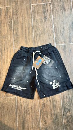 Size small black designer hellstar shorts