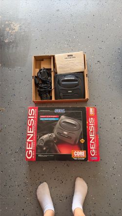 Genesis 16-Bit Video Entertainment System w/ Controller & Power Adapter