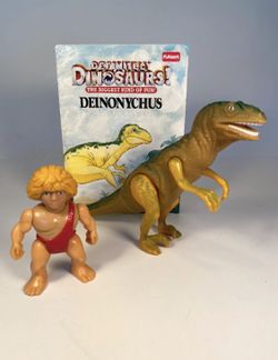 Definitely Dinosaurs Deinonychus & Druze 1987 Playskool