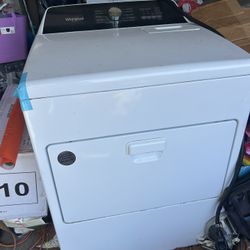 Whirlpool Electric Dryer - White with Moisture Sensing & Wrinkle Shield