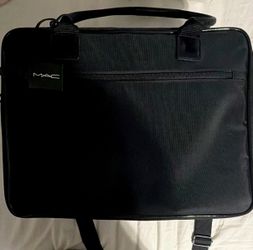 Mac cosmetics large travel case black 15x 7x 11.5 in