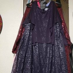 Catherine's BNWO Deep Blue Sequined Cocktail Dress Size 34