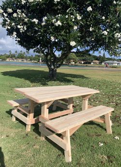 Folding bench to table
