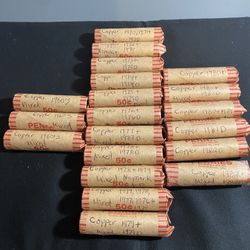 Copper pennies 