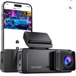 WiFi Car Dash Cam Front with App Night Vision Loop Recording 24H Parking Mode Support 256GB Max New condition 