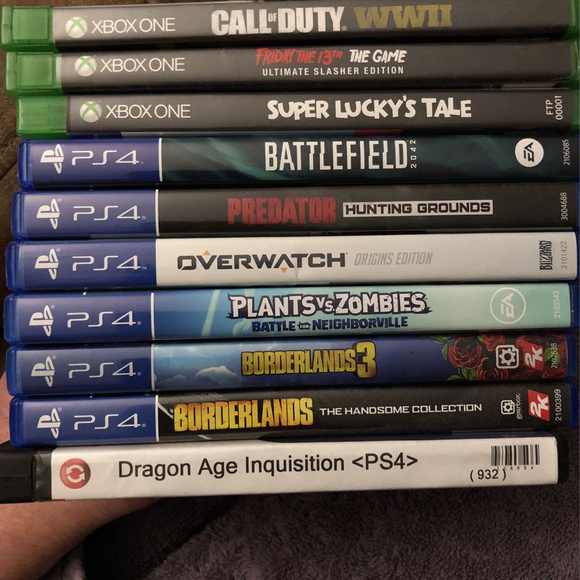 Xbox & PlayStation 4 Games