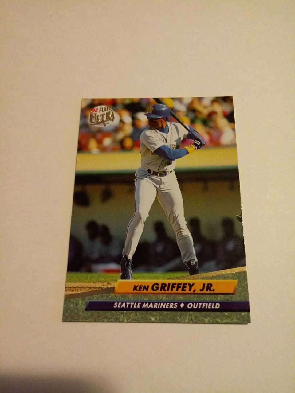 Ken Griffey Jr 92 fleer ultra topps baseball card