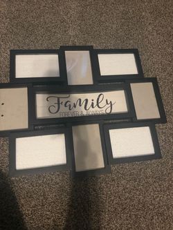 Black Multi-Photo Family Collage Wall Frame