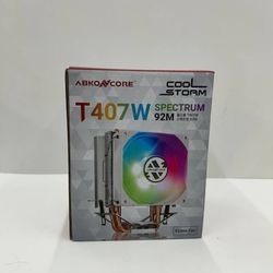 ABKOCORE Cool Storm T407W CPU Air Cooler (92mm RGB Fan)