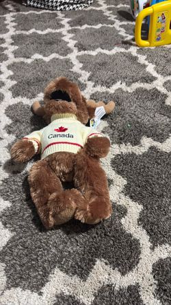 A moose plushie