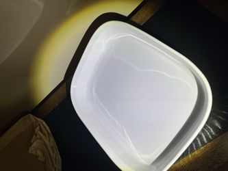 French white Corning Ware Pan