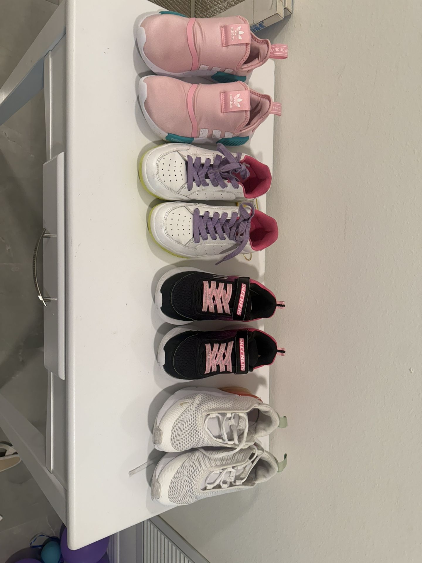 Girls Shoes Size 13 And Size 1 And Size 2