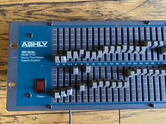 GQX Series Model 3102 Stereo Third Octave Graphic Equalizer 