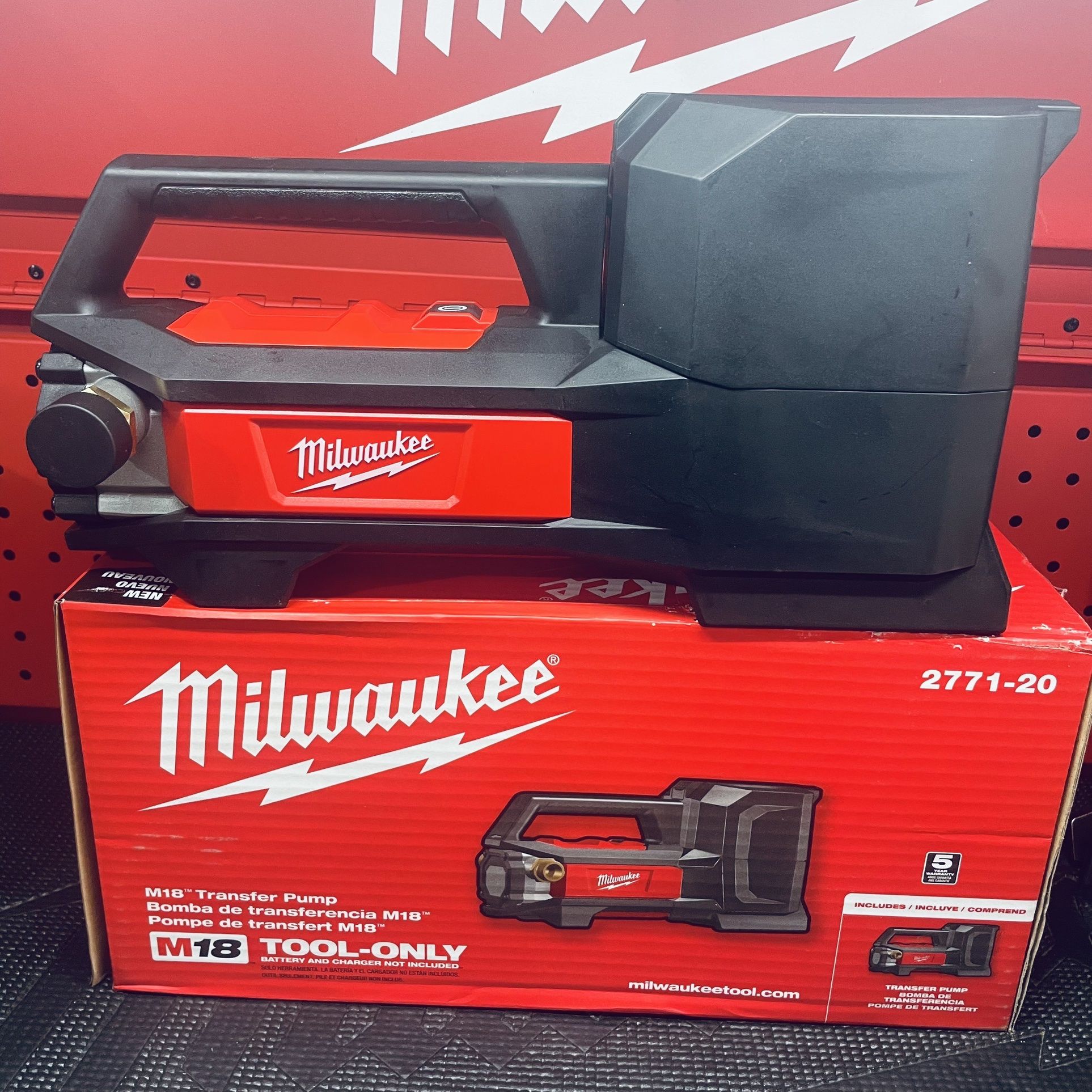 Milwaukee M18 18-Volt 1/4 HP Lithium-Ion Cordless Transfer Pump