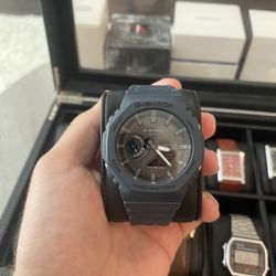 Casio “Oak” GShock Matte Navy Blue Matte Grey Dial - Oroginal Box/tin
