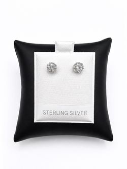 925 Sterling Silver 0.40CTW MOISSANITE Small Honeycomb Stud Earrings