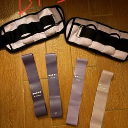 exercise equipment, banded weights 