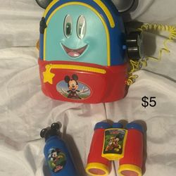 Mickey Mouse Backpack Set