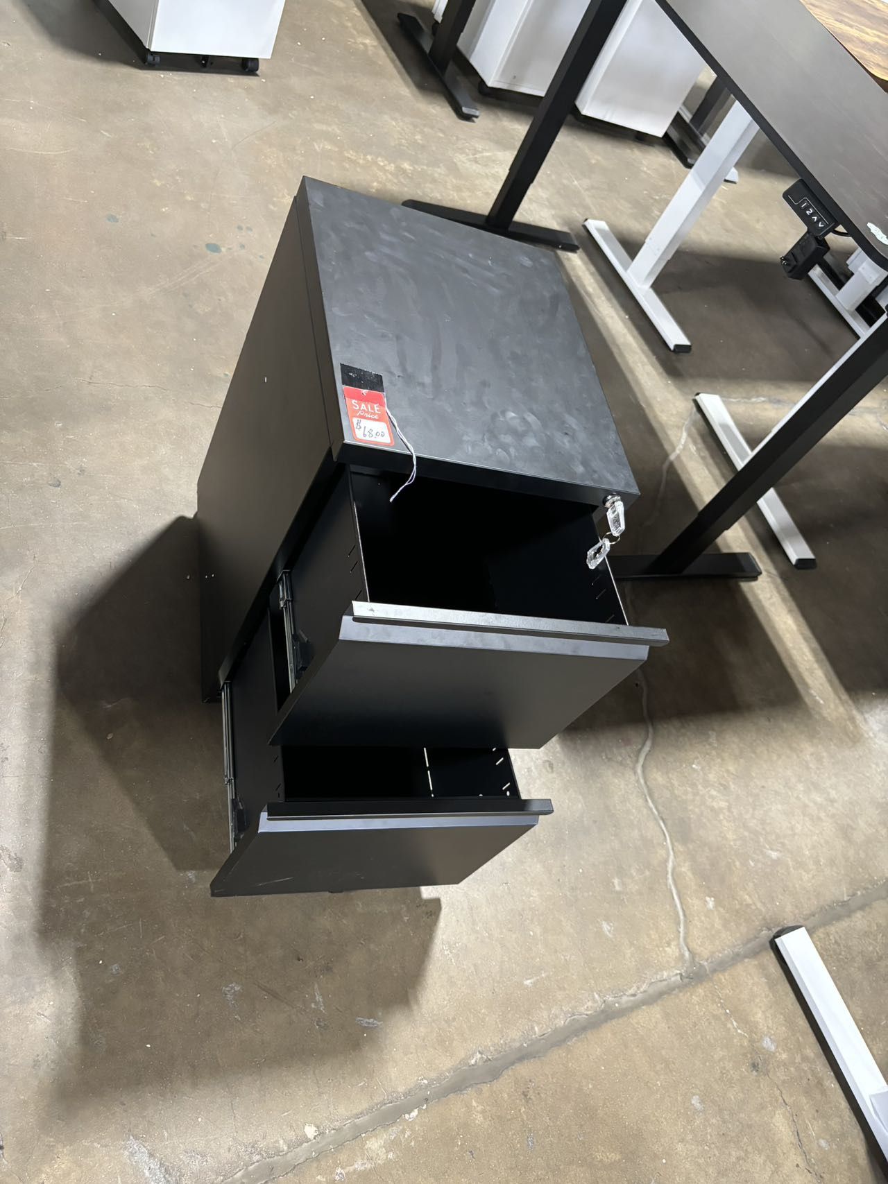 ✌️ 🥨White or black 2 Drawer File Cabinet on Wheels, Home Office Mobile Under Desk with Lock, Vertical Files Drawers for Legal/Letter/A4