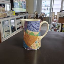 Mango Potpourri Mix & Match Collection "Music Maker" 48 OZ Pitcher- Dishwasher, Microwave And Oven Safe