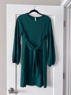 Crewneck Long Sleeve Fall Dress