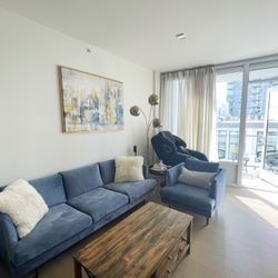 Like New Allmodern Miller Upholstered Armchair