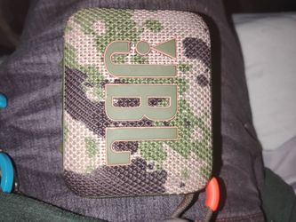 JBL GO4 Wireless BT Speaker, Camouflage/Orange