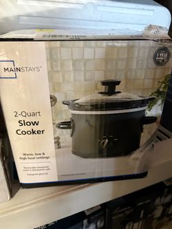 Mainstays 2 qt slow cooker