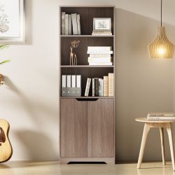 New In Box Cozy Castle Bookcase with Doors, 3 Shelf Bookcase with Storage