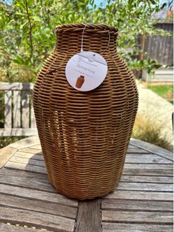 Rattan Vase